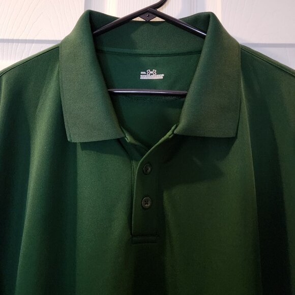 Men's XXL Green Under Armour Polo with Embroider Traverse City Golf Center logo - Picture 4 of 8